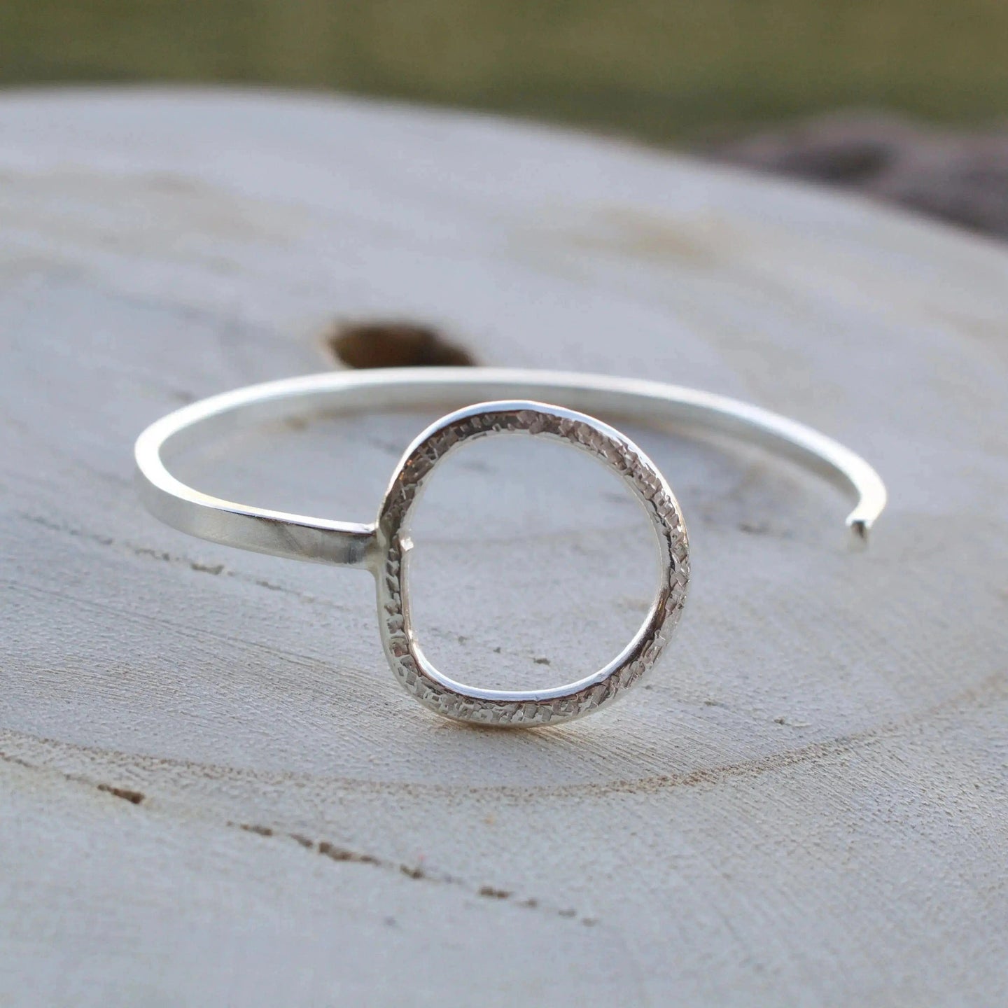 Liv & B Designs Bracelet Sterling Silver Unity Open Cuff Bracelet